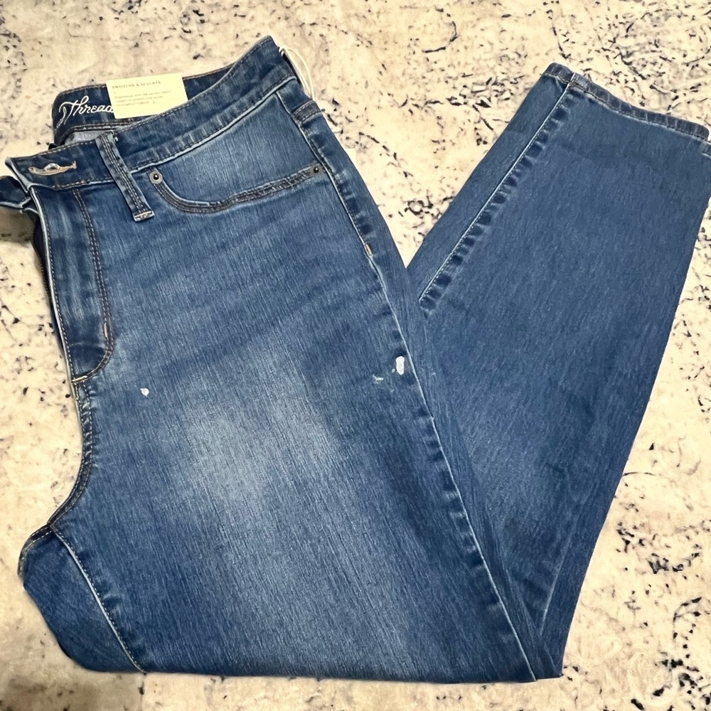 NWT women’s Universal Thread Blue high waisted jeggings -Size 12S